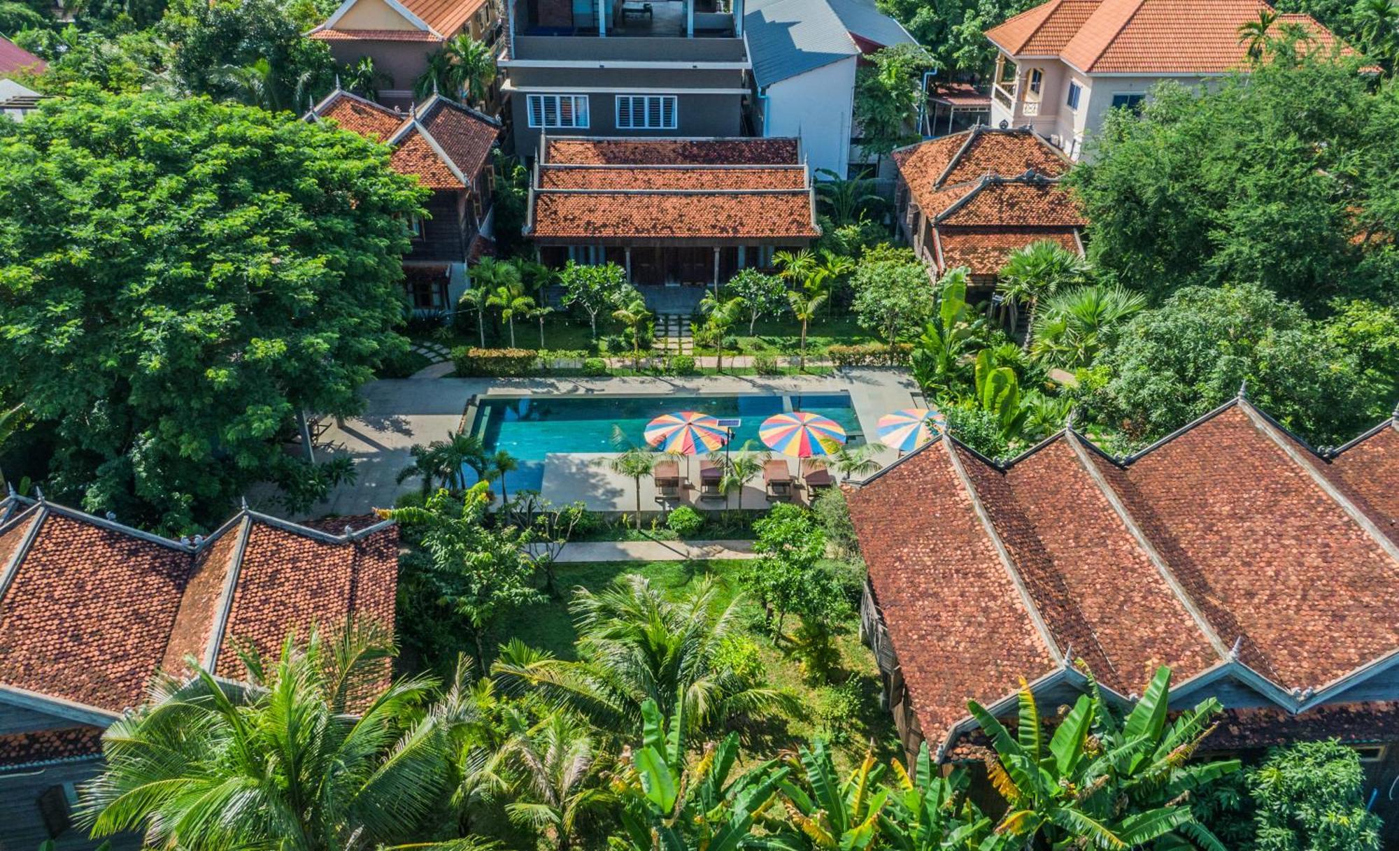 Phum Khmer Lodge - Village Cambodian Eco-Lodge سيام ريب المظهر الخارجي الصورة
