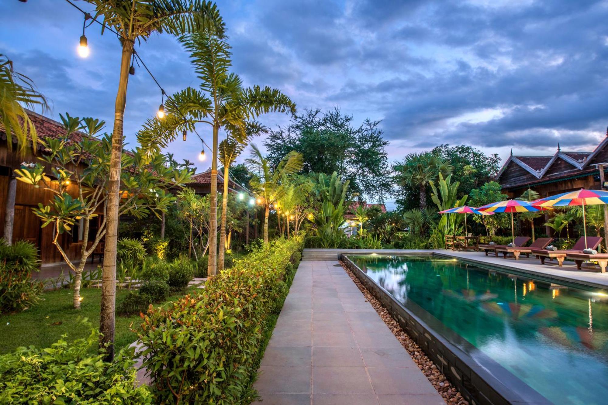 Phum Khmer Lodge - Village Cambodian Eco-Lodge سيام ريب المظهر الخارجي الصورة