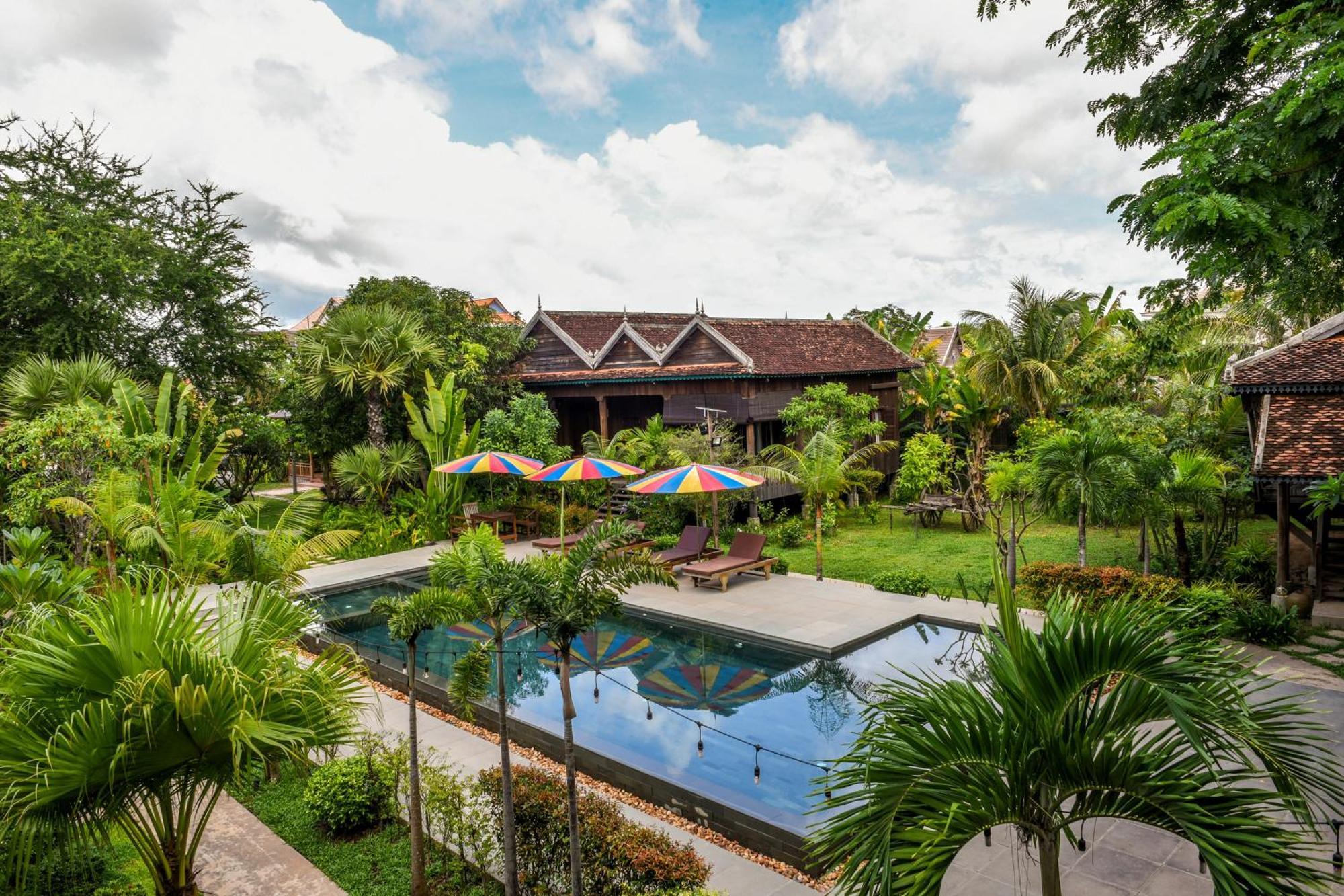 Phum Khmer Lodge - Village Cambodian Eco-Lodge سيام ريب المظهر الخارجي الصورة