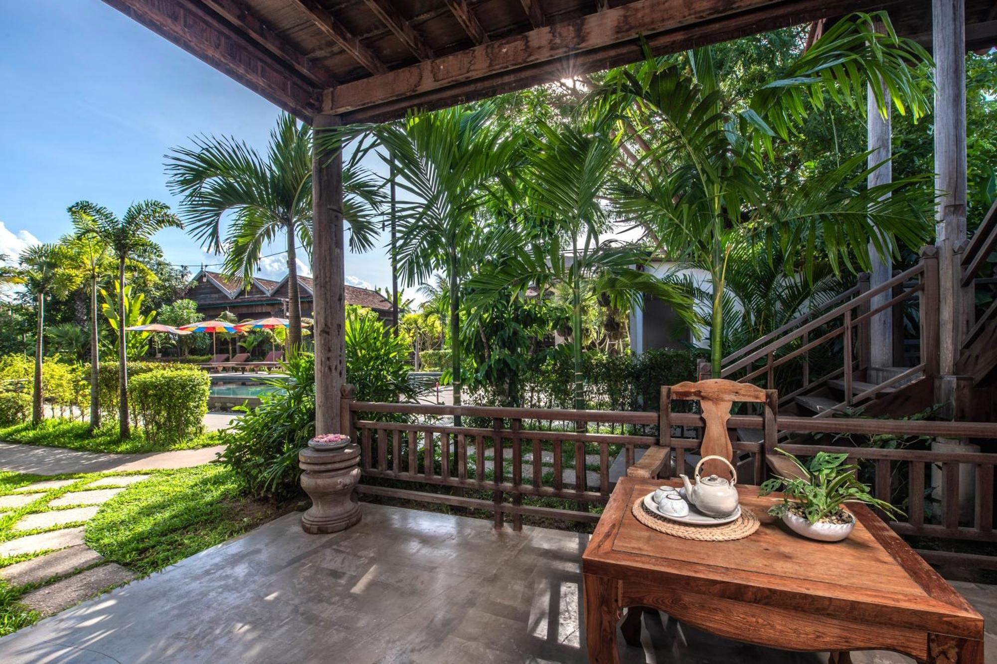 Phum Khmer Lodge - Village Cambodian Eco-Lodge سيام ريب المظهر الخارجي الصورة