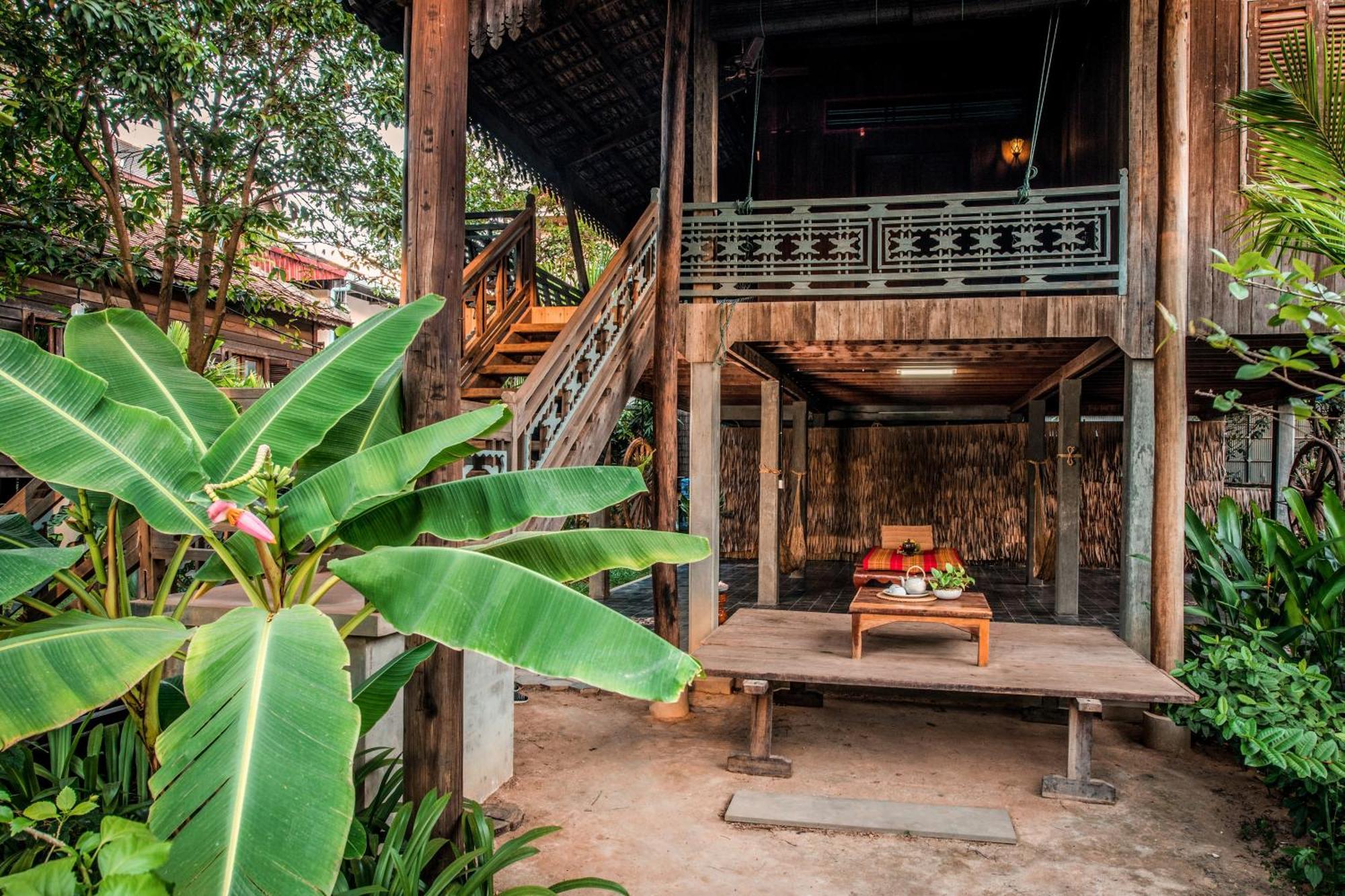 Phum Khmer Lodge - Village Cambodian Eco-Lodge سيام ريب المظهر الخارجي الصورة