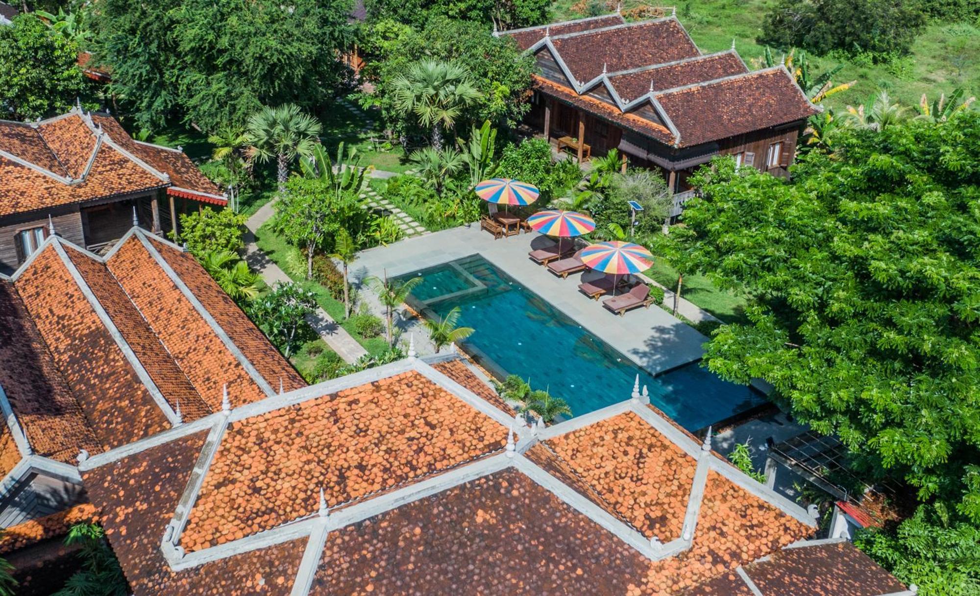 Phum Khmer Lodge - Village Cambodian Eco-Lodge سيام ريب المظهر الخارجي الصورة