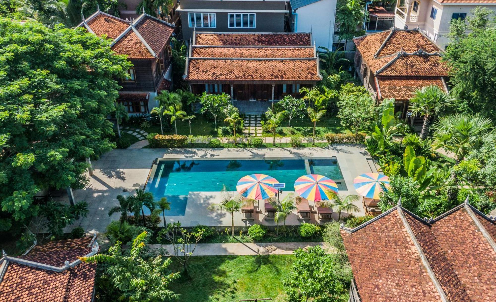 Phum Khmer Lodge - Village Cambodian Eco-Lodge سيام ريب المظهر الخارجي الصورة