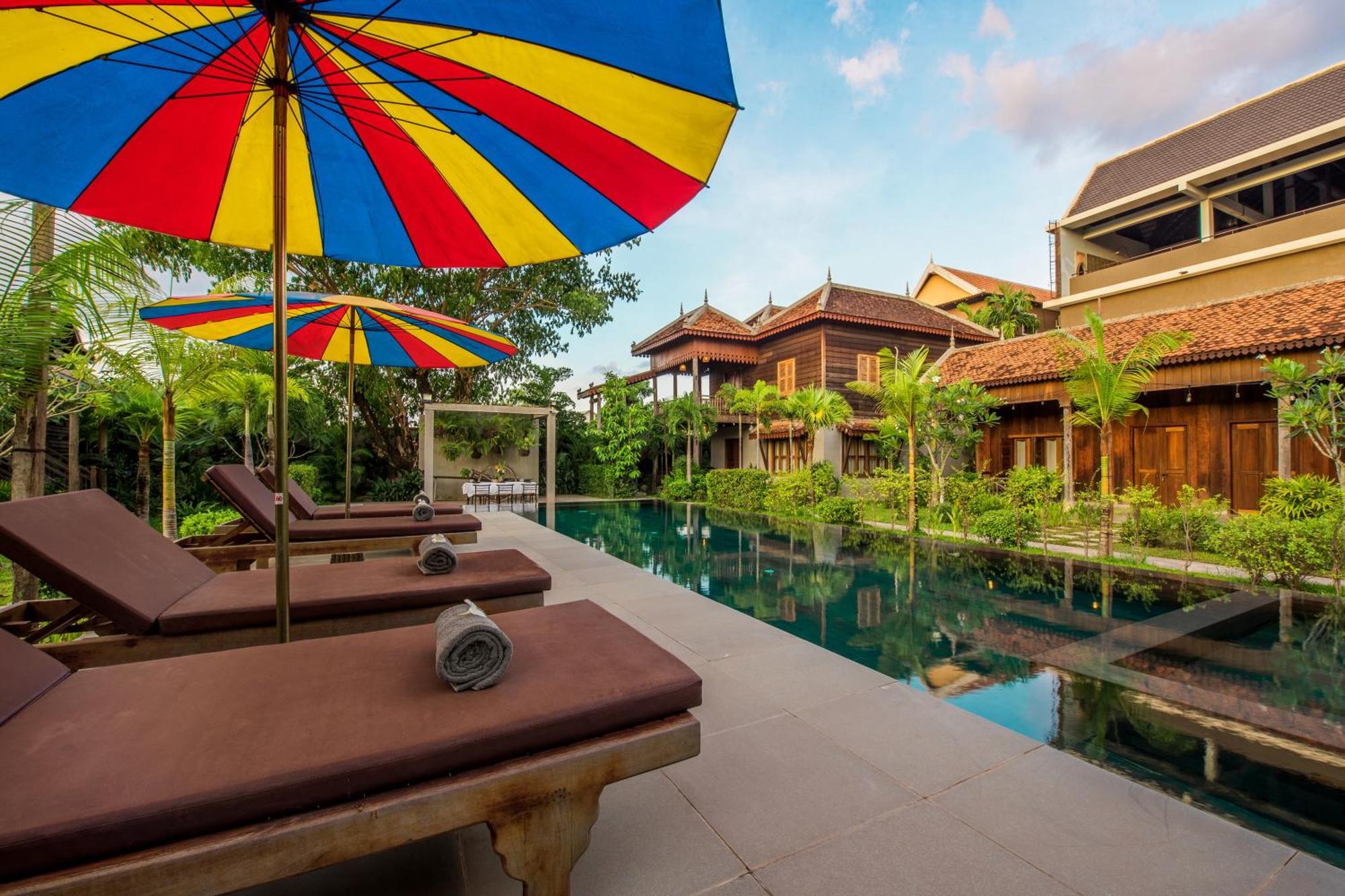 Phum Khmer Lodge - Village Cambodian Eco-Lodge سيام ريب المظهر الخارجي الصورة